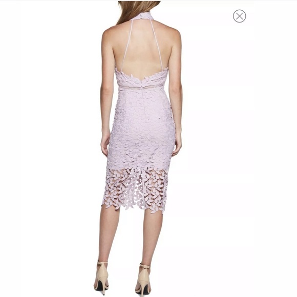 BARDOT ORCHID GEMMA CAGGED SHEER ILLUSION LEAFTY - Picture 2 of 6